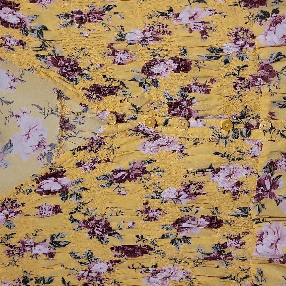 Floral Yellow Top - Picture 2 of 3